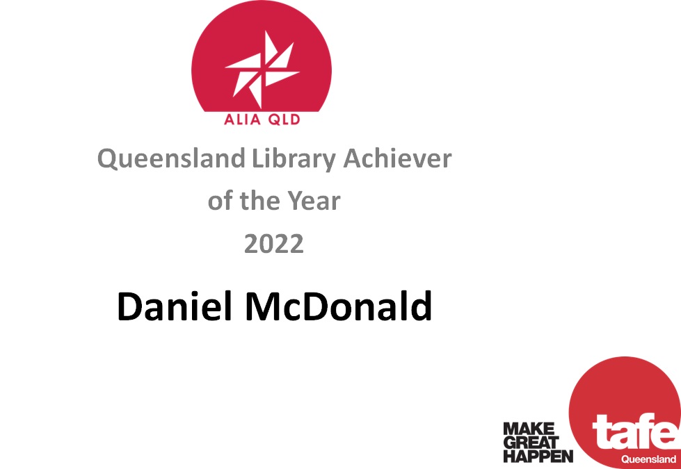 Congratulations to the Queensland Library Achiever of the Year 2022!