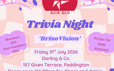 ALIA QLD Trivia Night – “BrisoVision”